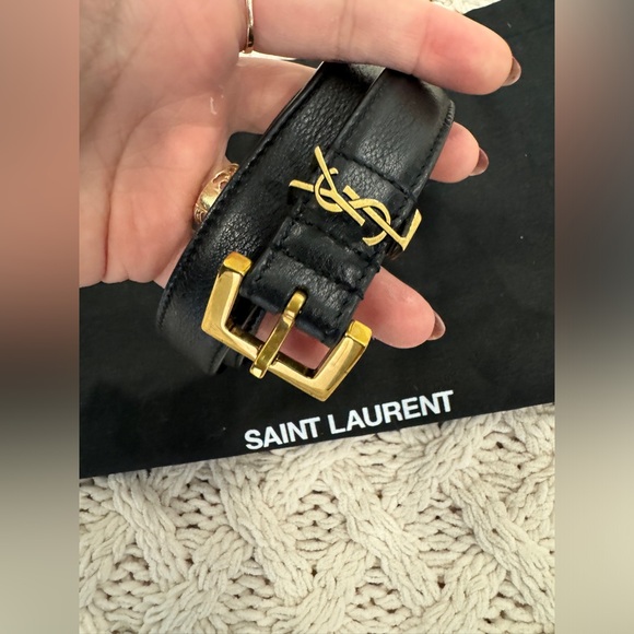 Saint Laurent YSL thin belt - Picture 2 of 4